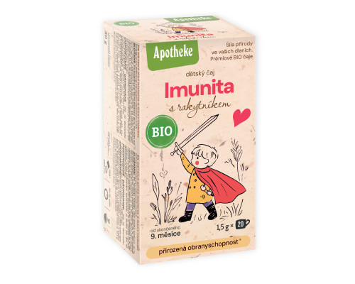Augļu tēja bērniem, imunitātei BIO 20x1,5g